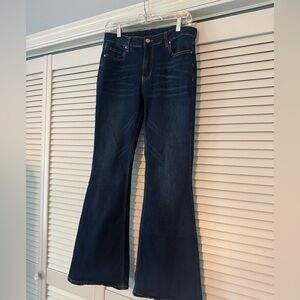 Women's Blue Flared Jeans